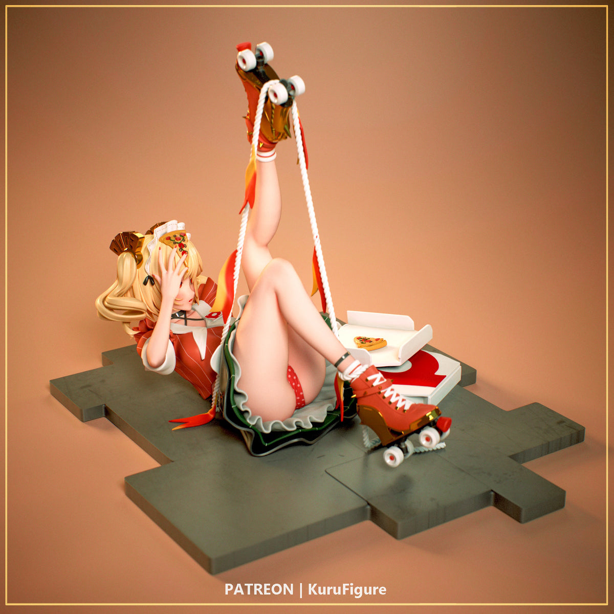 Burnice Style Zenless Zone Zero Unpainted Resin Kit (1/6-1/12)
