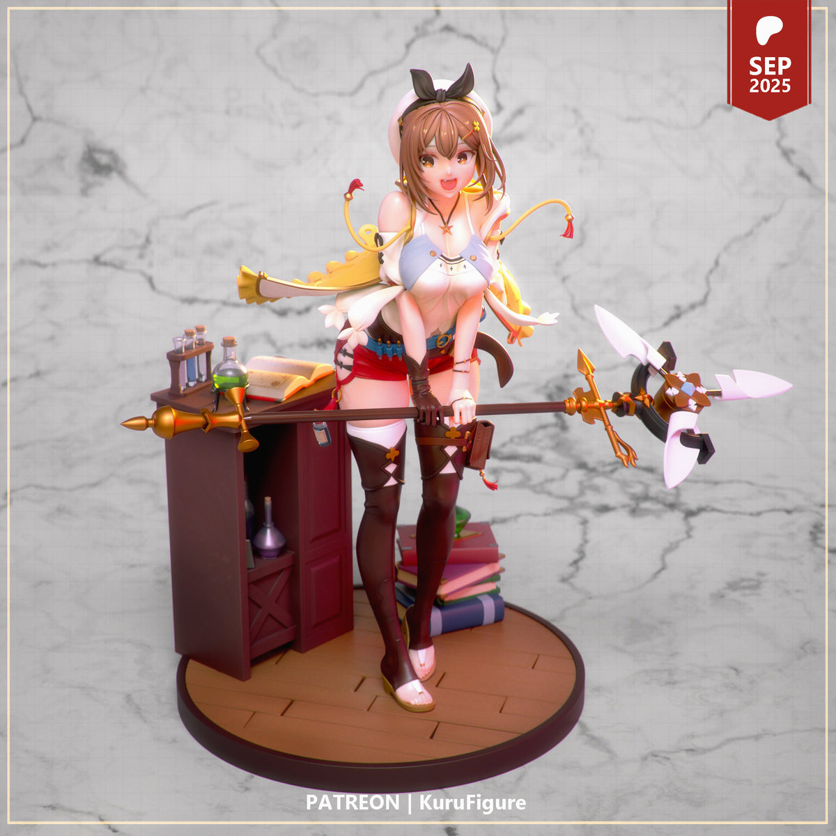 Reisalin Stout Ryza Style Atelier Unpainted Resin Kit (1/6-1/12)