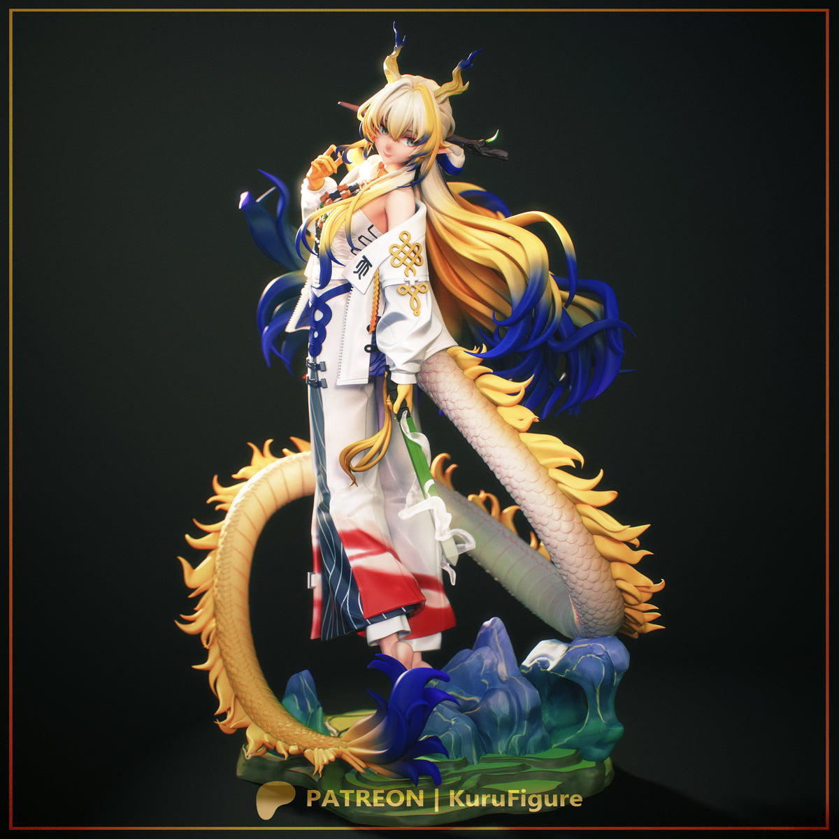 Shu Style Arknights Unpainted Resin Garage Kit (1/6-1/12)