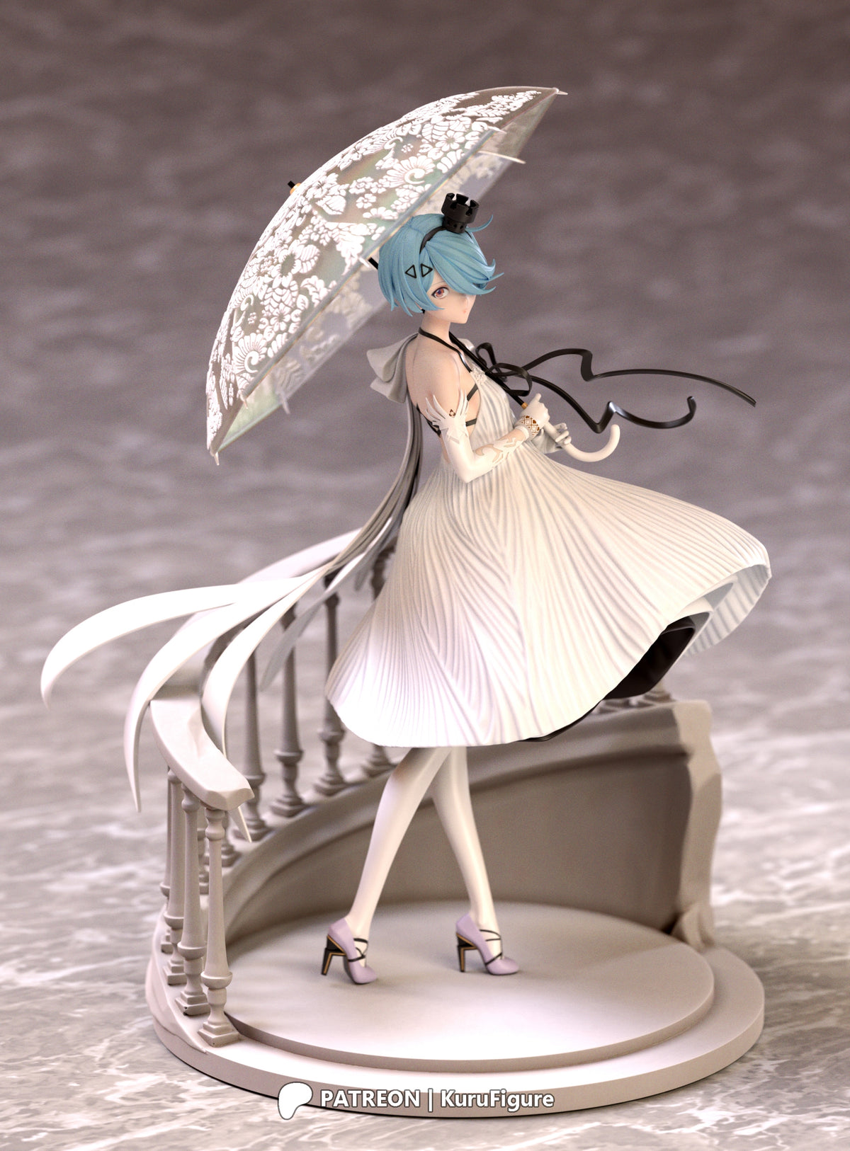 Zas M21 Style Girls Frontline Unpainted Resin Kit (1/6-1/12)