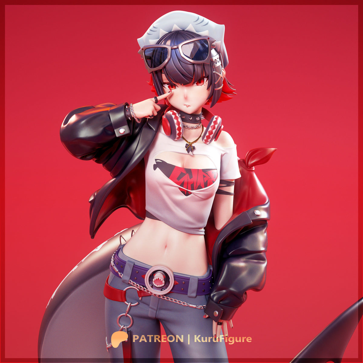 Ellen Joe Style Zenless Zone Zero Unpainted Resin Kit (1/6-1/12)