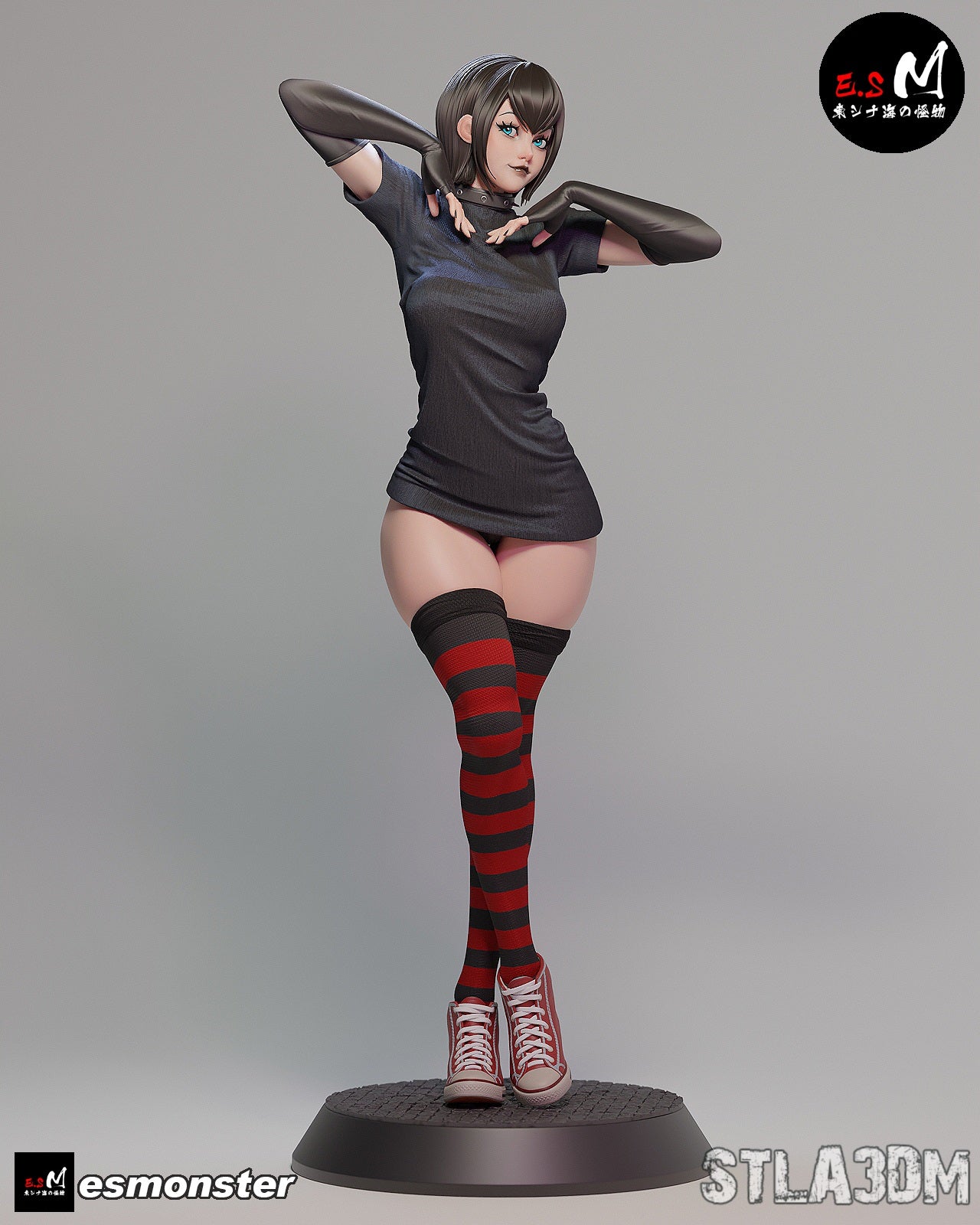 Mavis Dracula Style Hotel Transylvania Unpainted Resin Garage Kit (1/6-1/12)