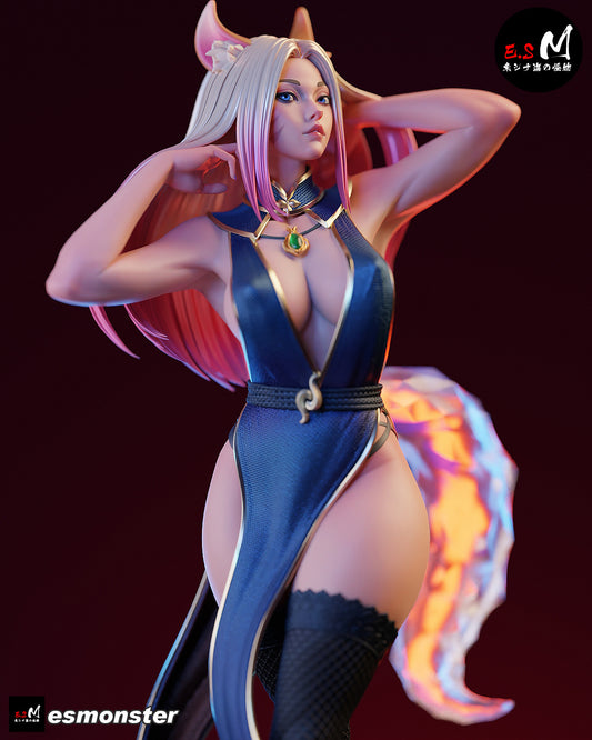 K/DA Ahri Style League of Legends Unpainted Resin Garage Kit (1/6-1/12)