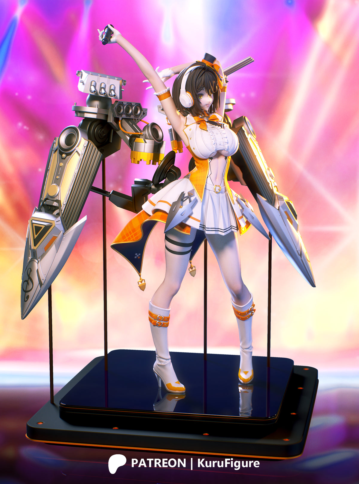 Baltimore Style Azur Lane Unpainted Resin Garage Kit (1/6-1/12)