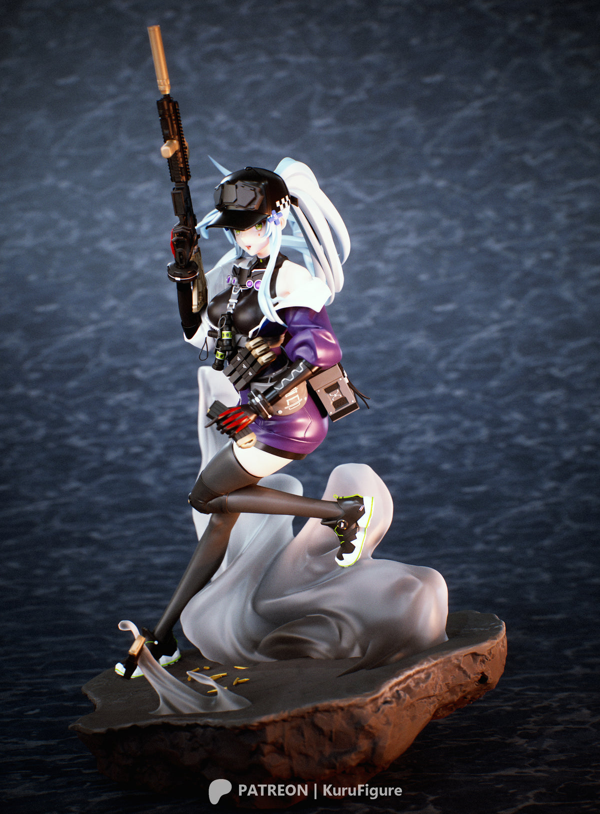 Klukai Style Girls Frontline 2 Unpainted Resin Kit (1/6-1/12)