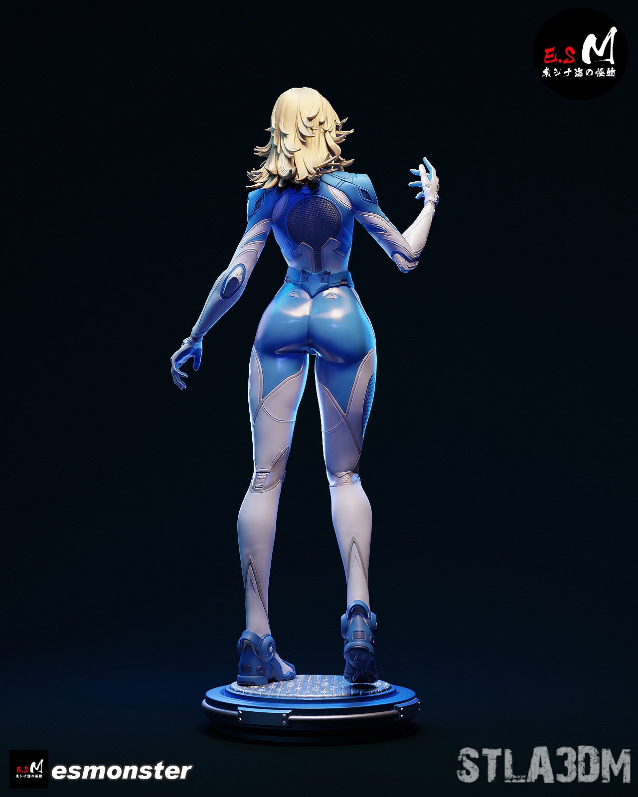 Invisible Woman Style Fantastic Four Unpainted Resin Garage Kit (1/6-1/12)