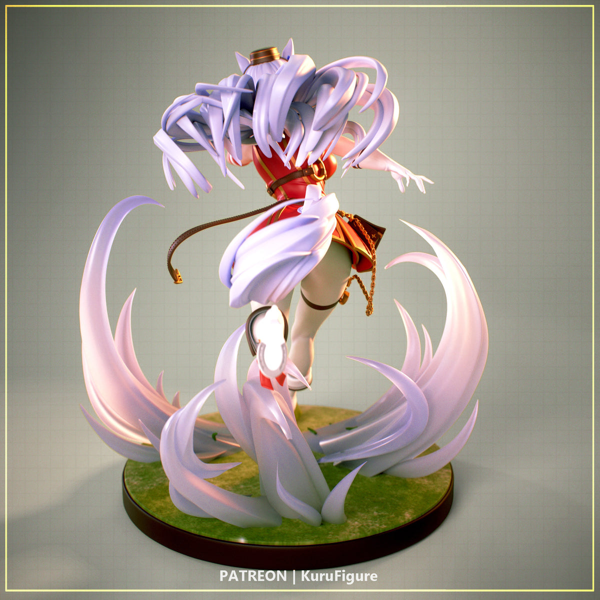 Gold Ship Style Uma Musume Unpainted Resin Garage Kit (1/6-1/12)