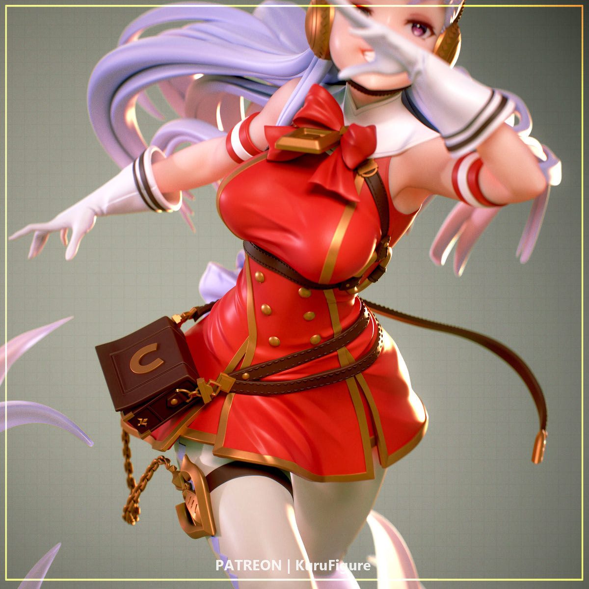 Gold Ship Style Uma Musume Unpainted Resin Garage Kit (1/6-1/12)