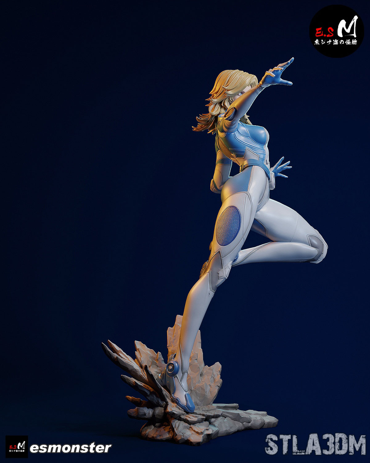 Invisible Woman Style Fantastic Four Unpainted Resin Garage Kit (1/6-1/12)