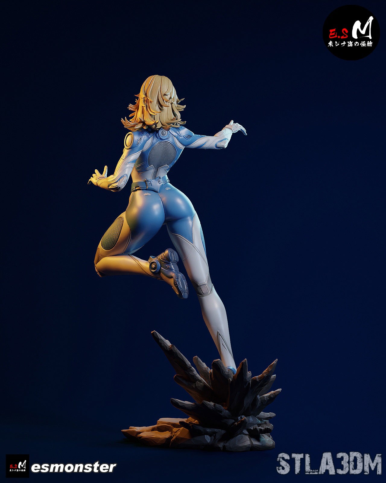 Invisible Woman Style Fantastic Four Unpainted Resin Garage Kit (1/6-1/12)