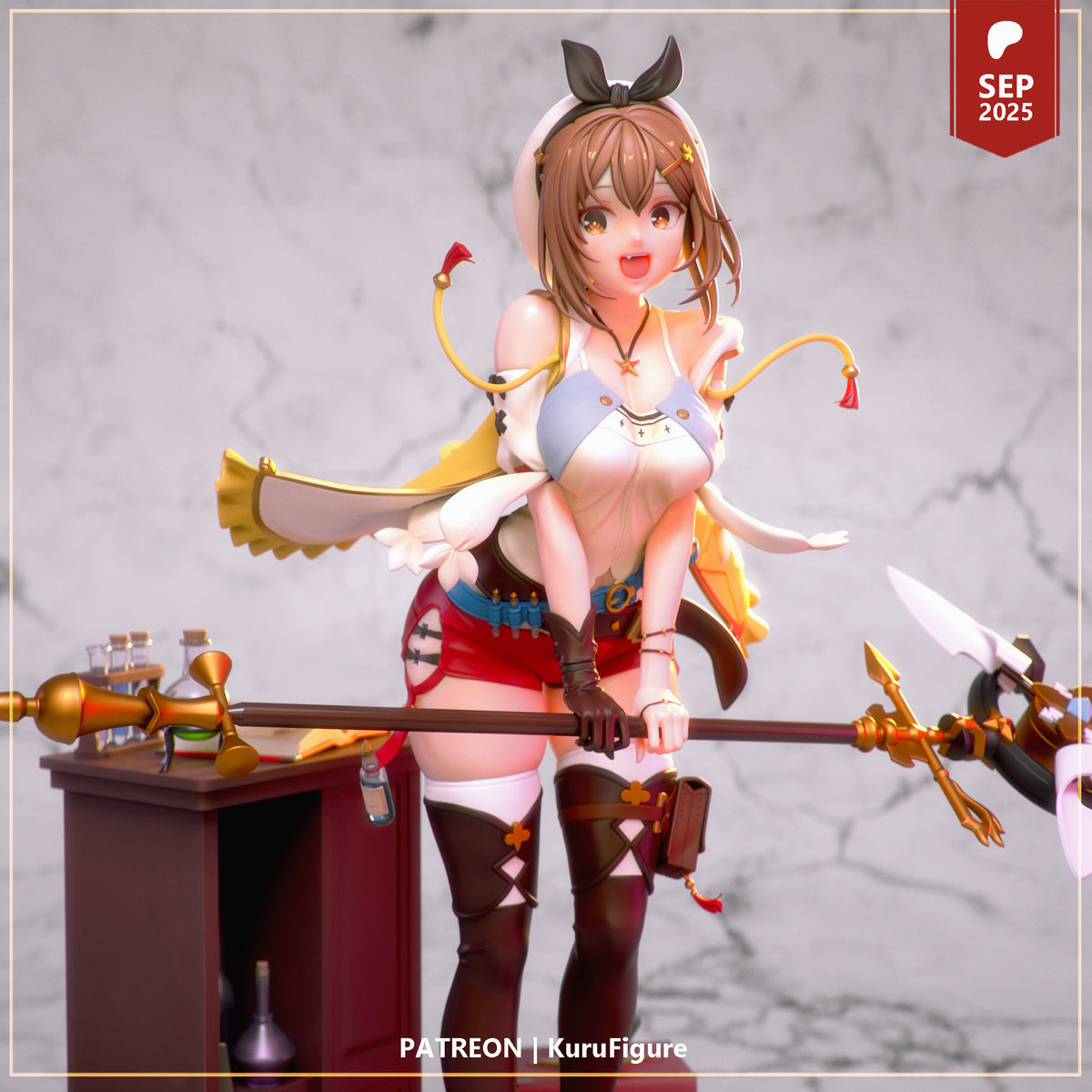 Reisalin Stout Ryza Style Atelier Unpainted Resin Kit (1/6-1/12)