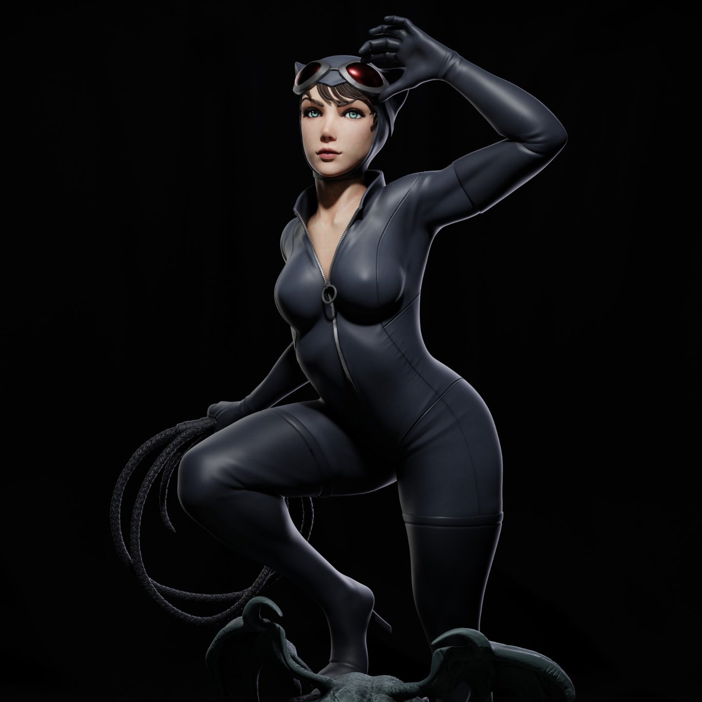 Catwoman Style Thief Resin Kit – Unpainted 3D Printed Model Kit
