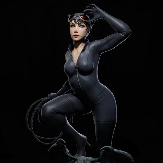 Catwoman Style Thief Resin Kit – Unpainted 3D Printed Model Kit
