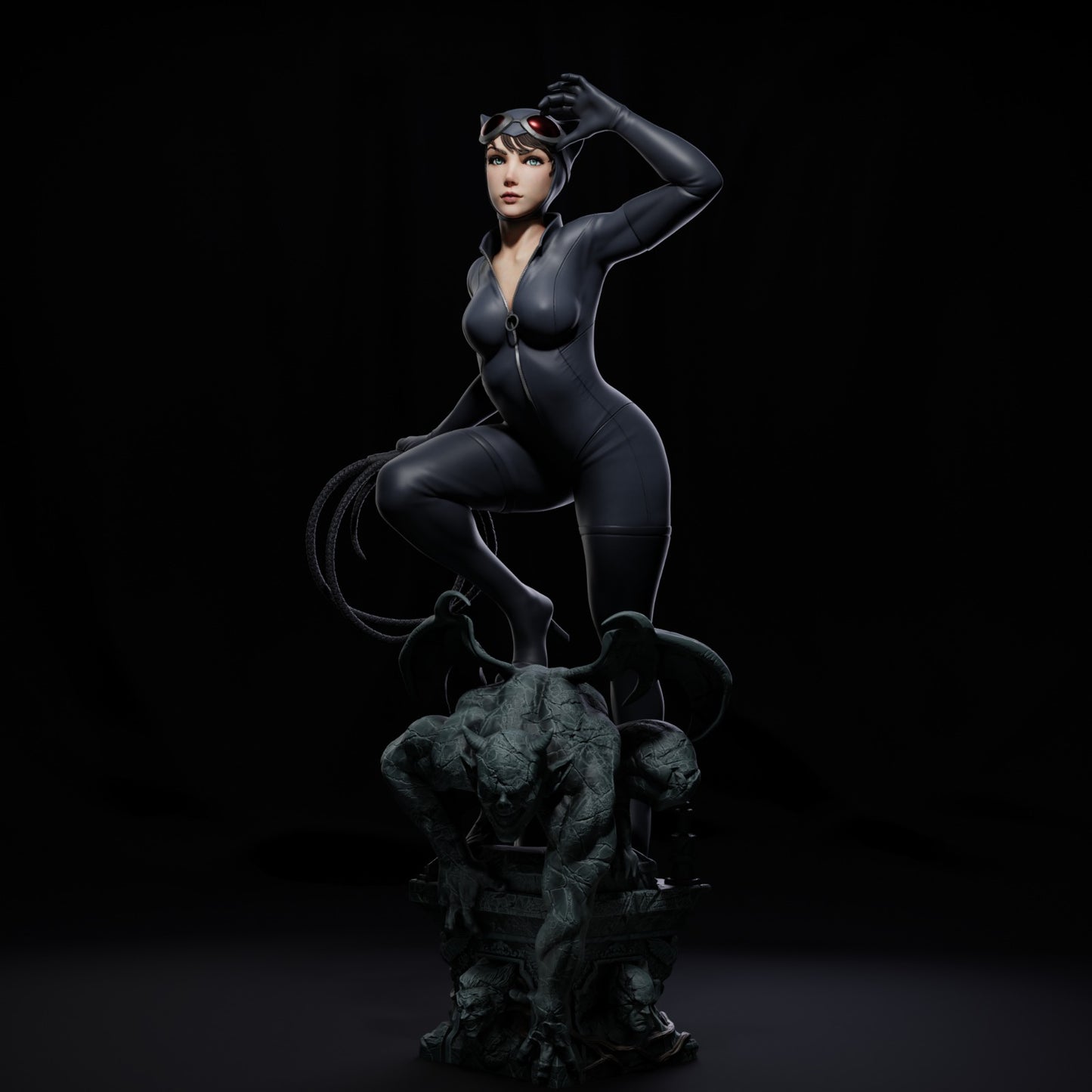 Catwoman Style Thief Resin Kit – Unpainted 3D Printed Model Kit