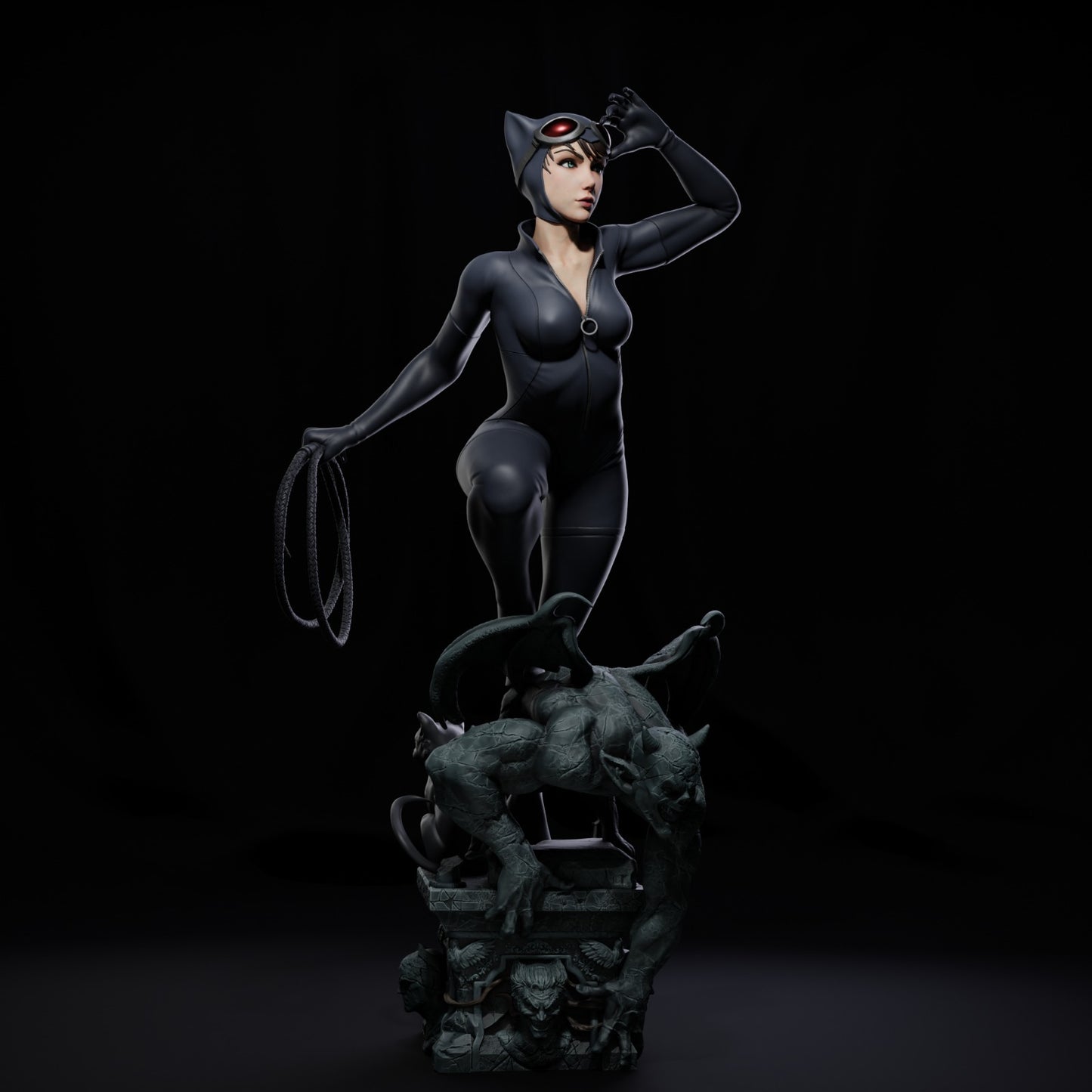 Catwoman Style Thief Resin Kit – Unpainted 3D Printed Model Kit