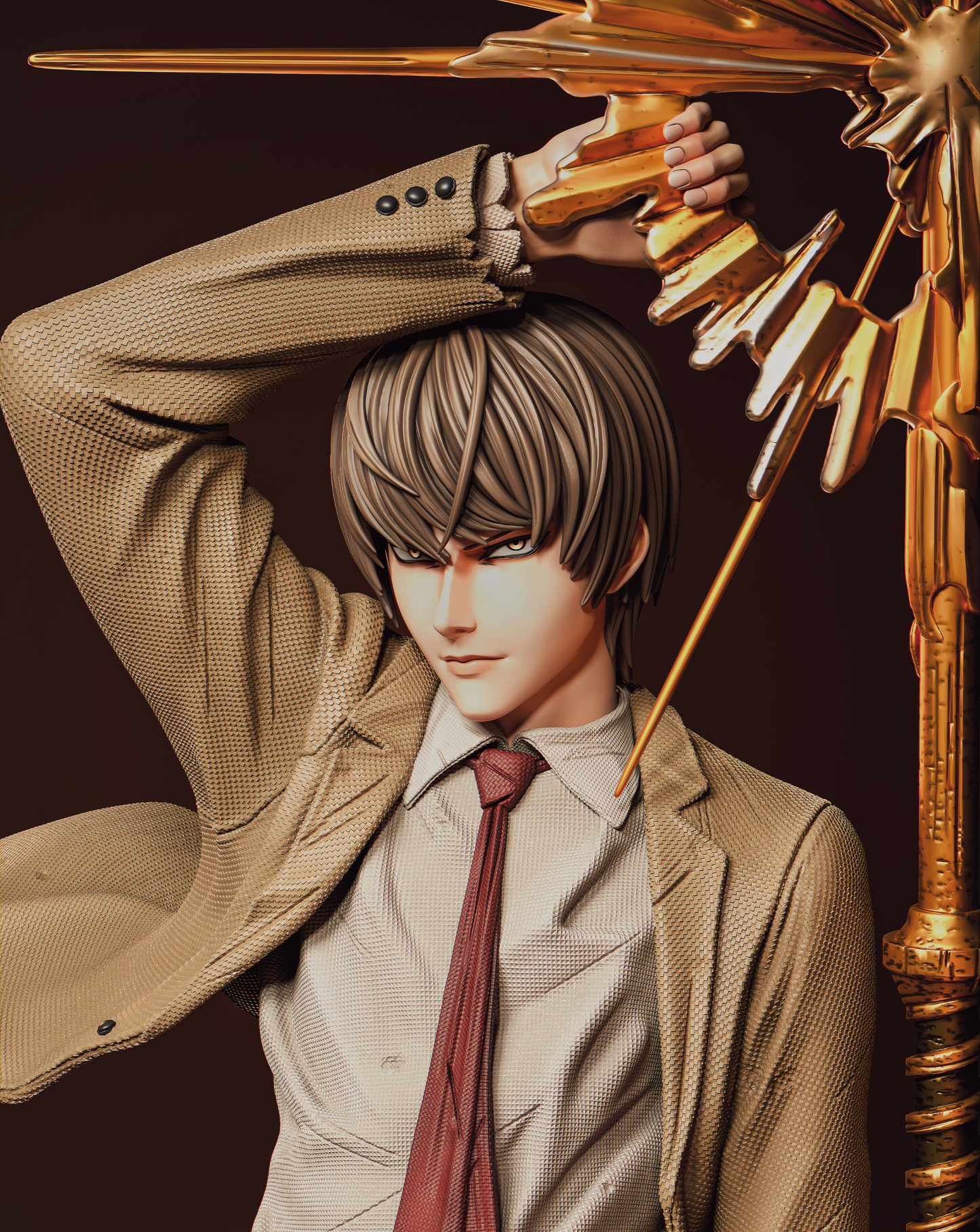 Light Yagami resin kit – Unpainted 3D Printed Model kit (Copy)
