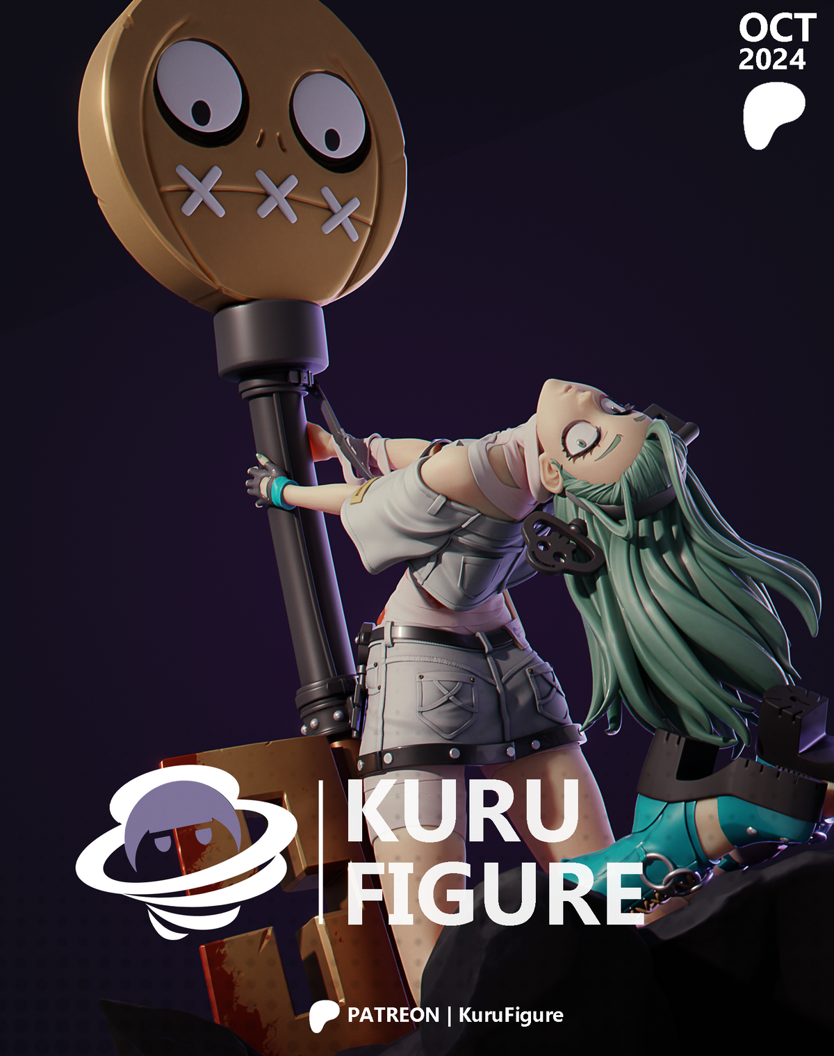 A.B.A Style Guilty Gear Unpainted Resin Garage Kit (1/6-1/12)