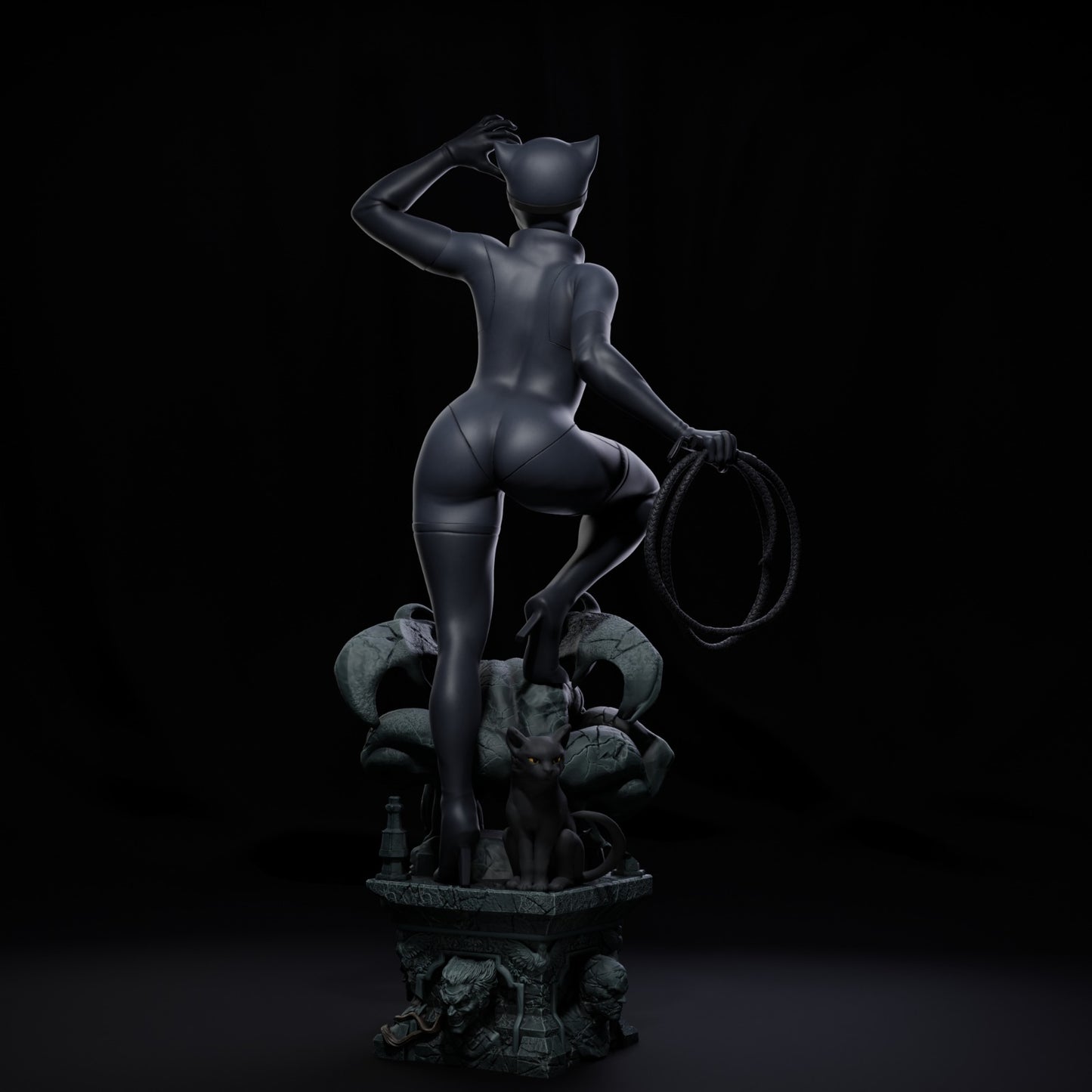 Catwoman Style Thief Resin Kit – Unpainted 3D Printed Model Kit