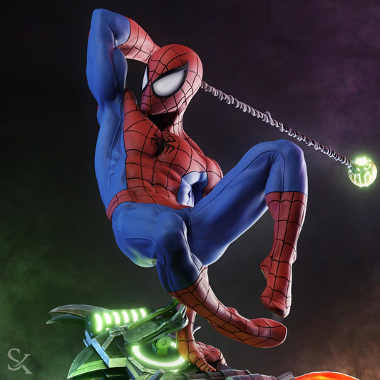 Spiderman / Symbiote style Wallcrawler Hero resin kit – Unpainted 3D Printed Model kit