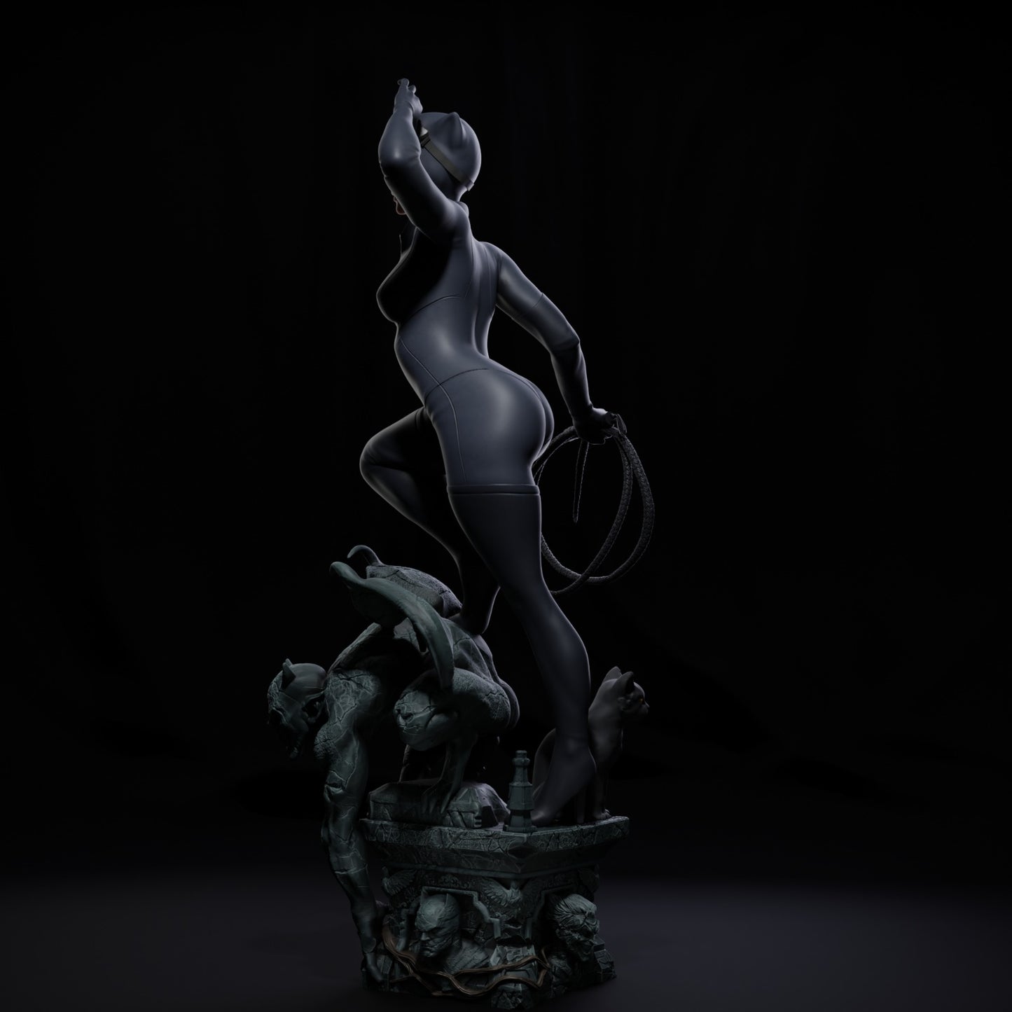 Catwoman Style Thief Resin Kit – Unpainted 3D Printed Model Kit