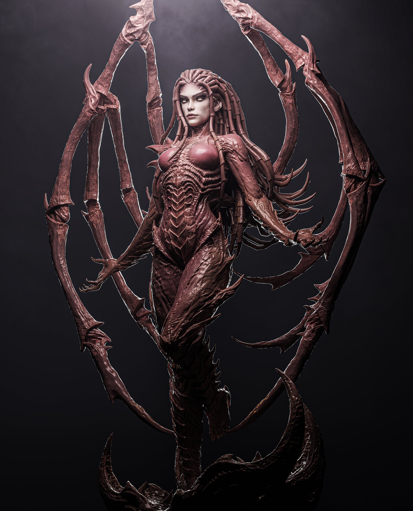 Sara Kerrigan Style Queen of Blades Resin Kit – Unpainted 3D Printed Model Kit