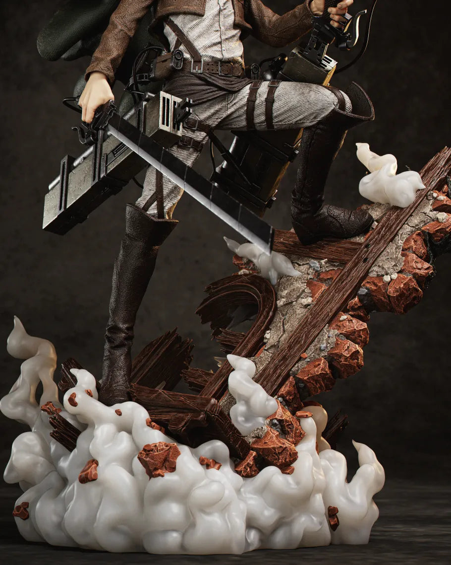 Levi Ackerman Style Scout Captain Resin Kit – Unpainted 3D Printed Model Kit