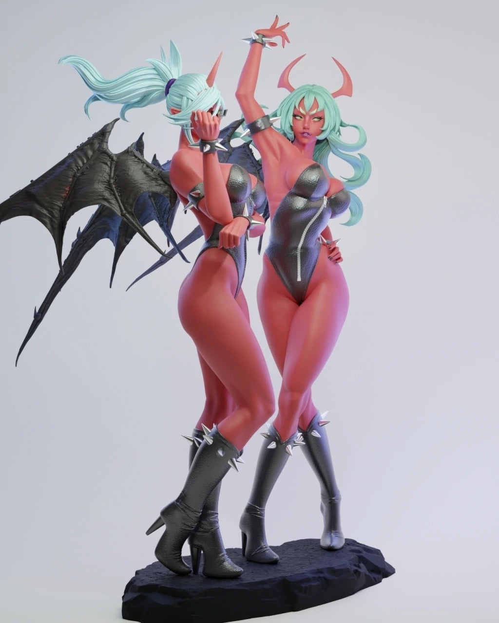 Scanty & Kneesocks Style Panty & Stocking Unpainted Resin Garage Kit (1/6-1/12)