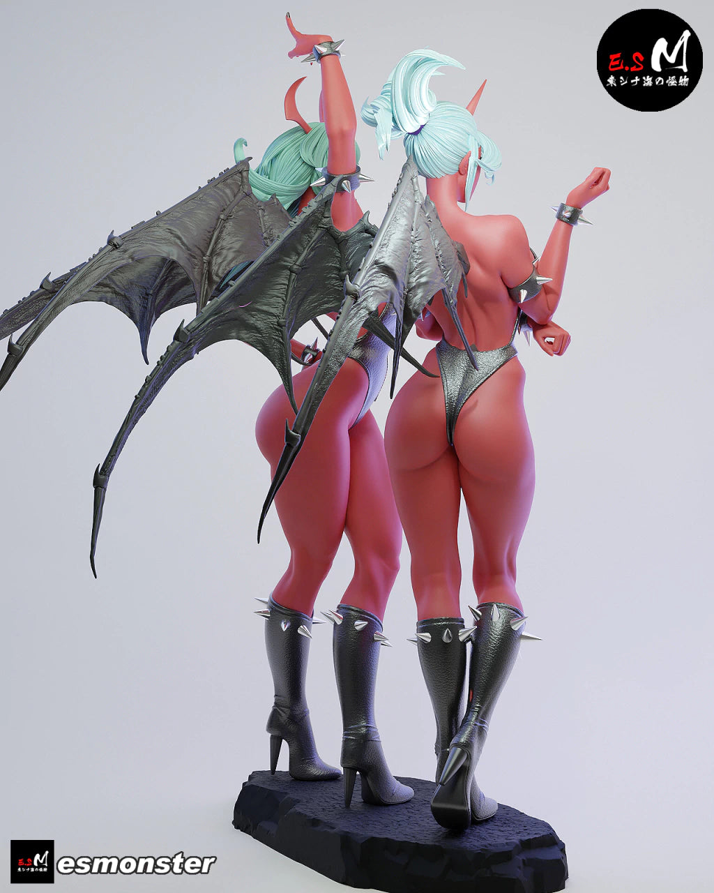 Scanty & Kneesocks Style Panty & Stocking Unpainted Resin Garage Kit (1/6-1/12)