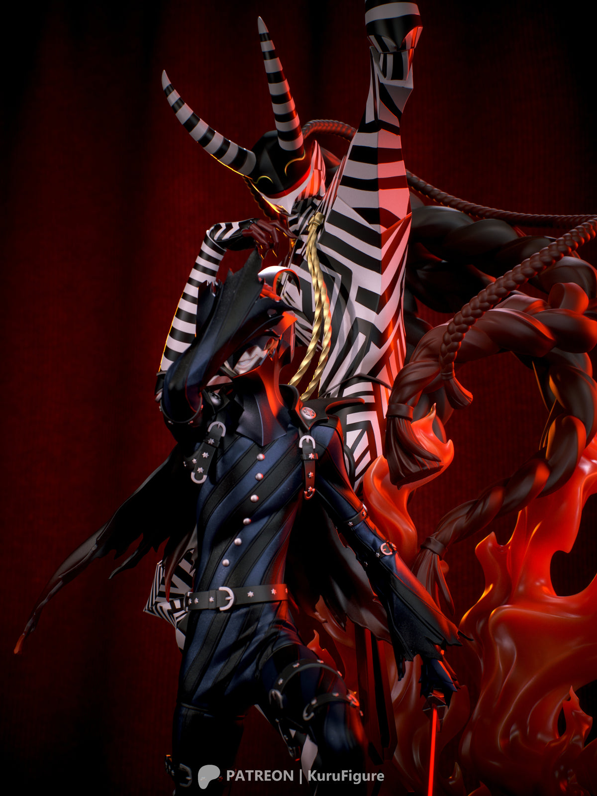 Goro Akechi & Loki Style Persona 5 Unpainted Resin Garage Kit (1/6-1/12)
