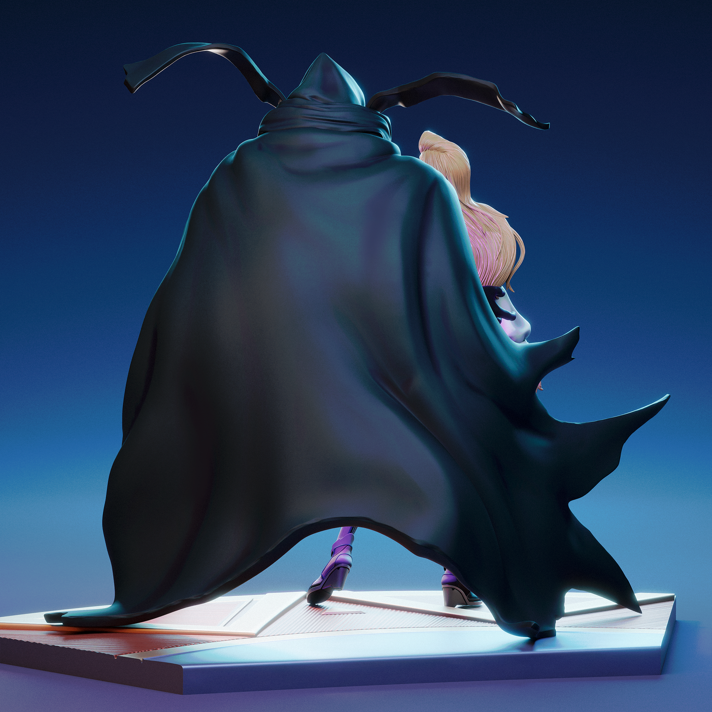 Cloak and Dagger style Duo resin kit – Unpainted 3D Printed Model kit