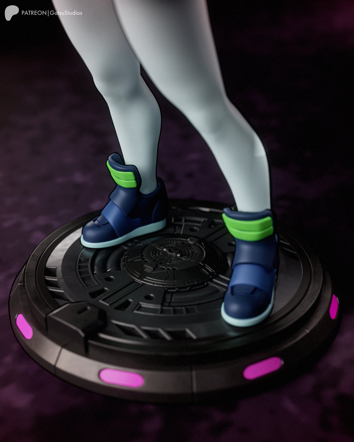 Bubblegum Rebecca Style Cyberpunk Edgerunners Unpainted Resin Kit (1/6-1/12)