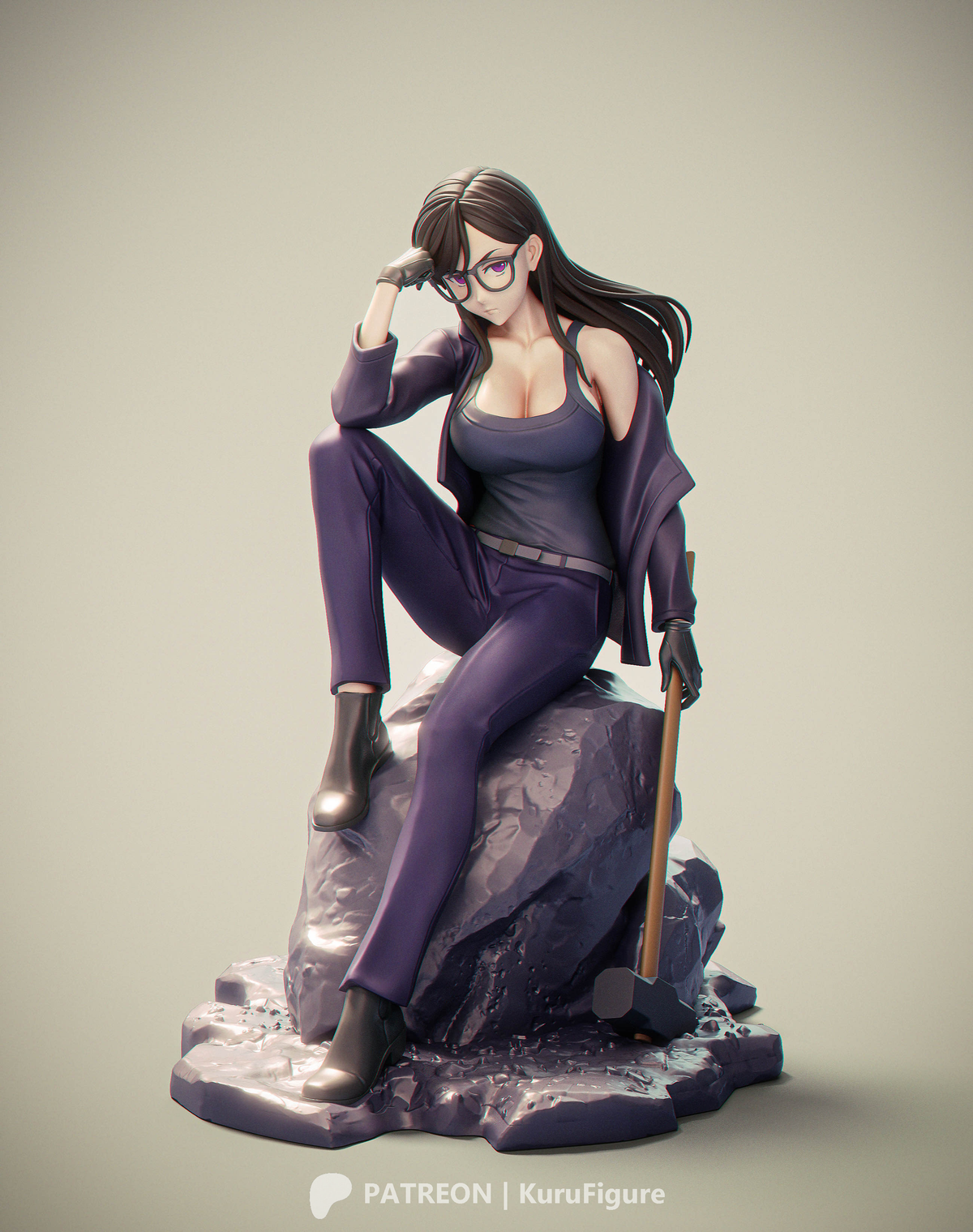 Hizuru Minakata Style Summer Time Rendering Unpainted Resin Kit (1/6-1/12)