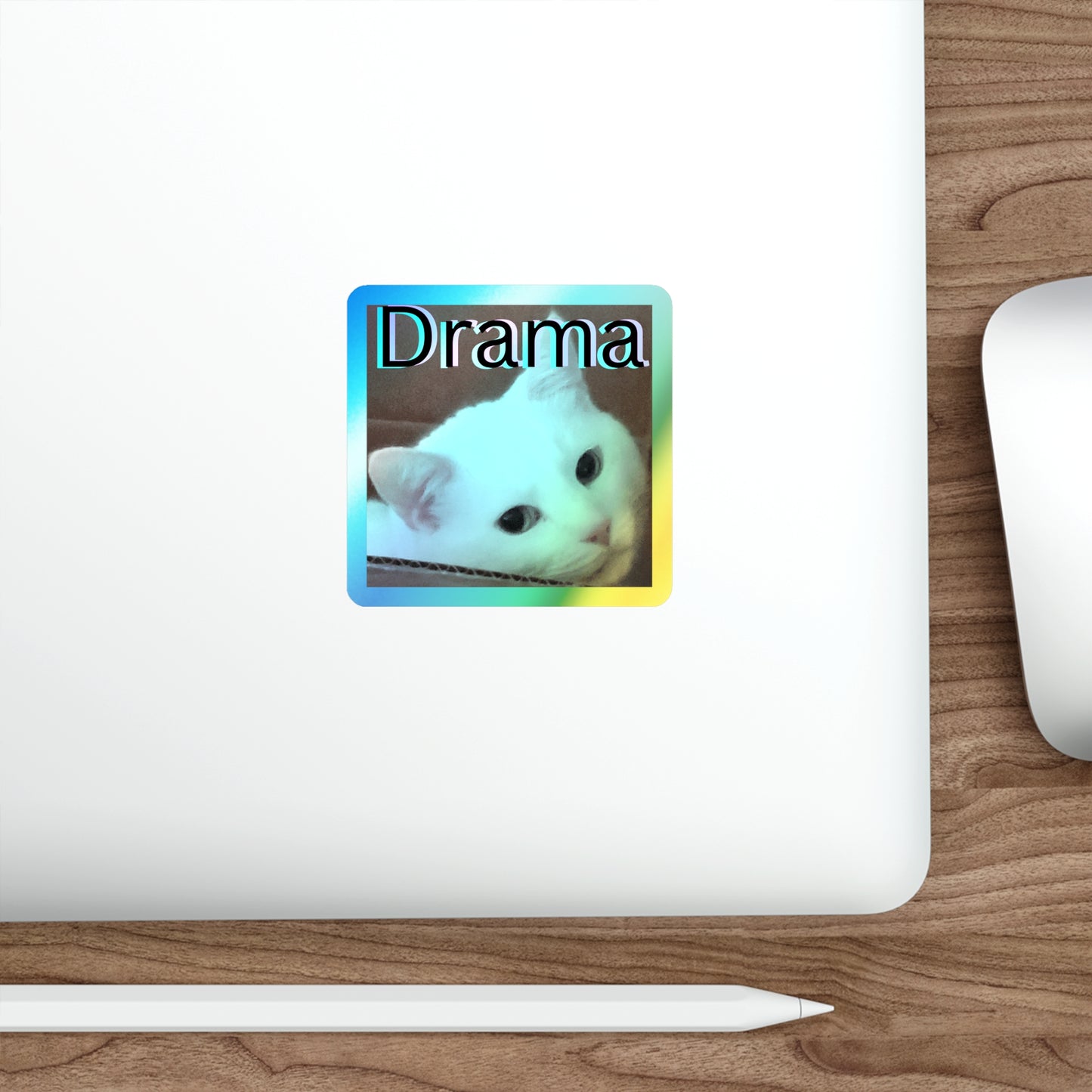 Drama Cat Kiss Cut Sticker – I cant believe you've done this