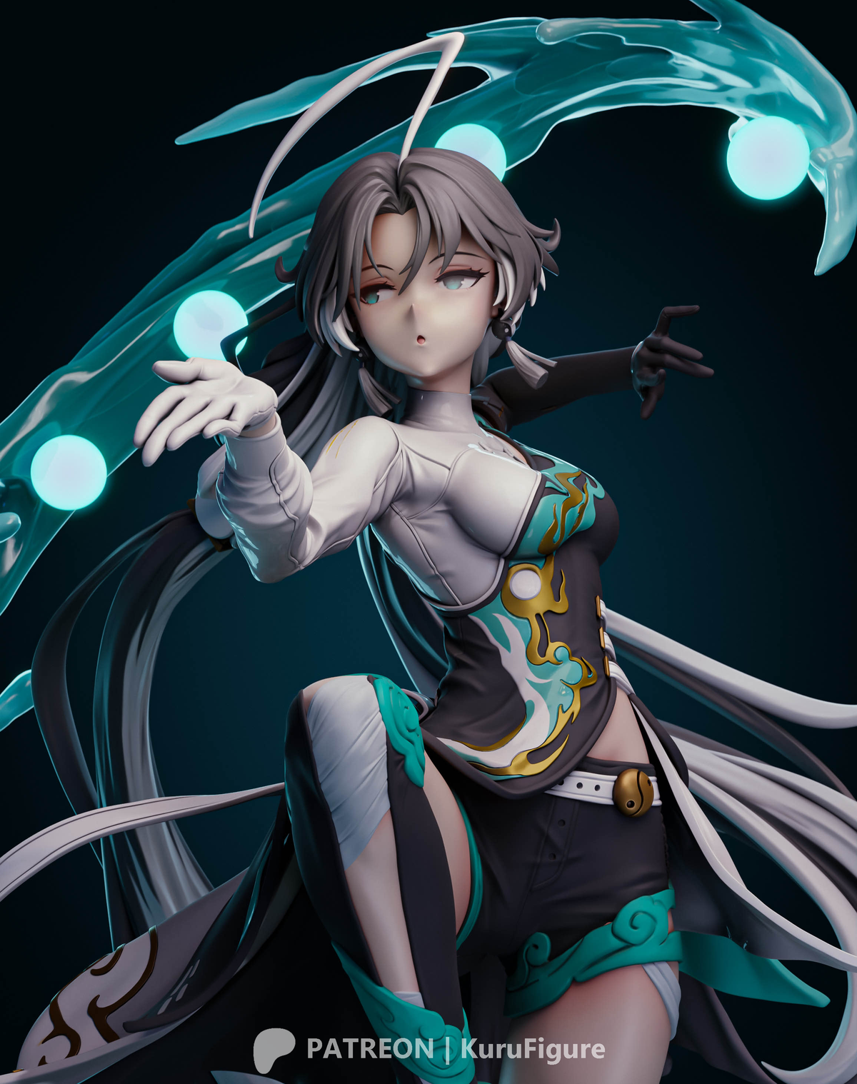 Jianxin Style Wuthering Waves Unpainted Resin Kit (1/6-1/12)