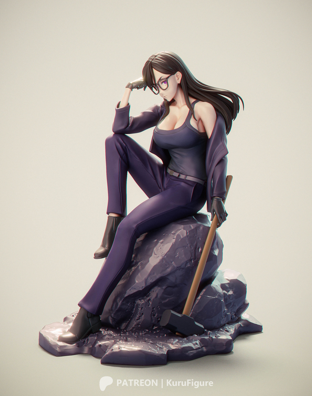 Hizuru Minakata Style Summer Time Rendering Unpainted Resin Kit (1/6-1/12)