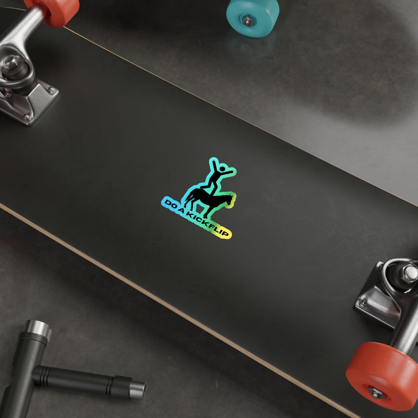 Do a KickflipHolographic Sticker – do a kickflip