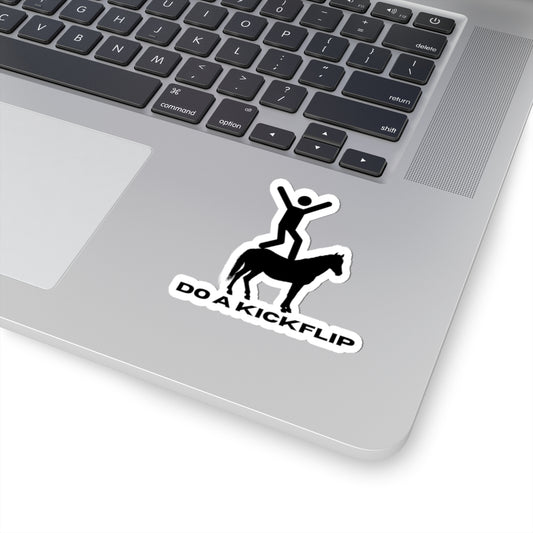 Do a Kickflip Kiss Cut Sticker – do a kickflip