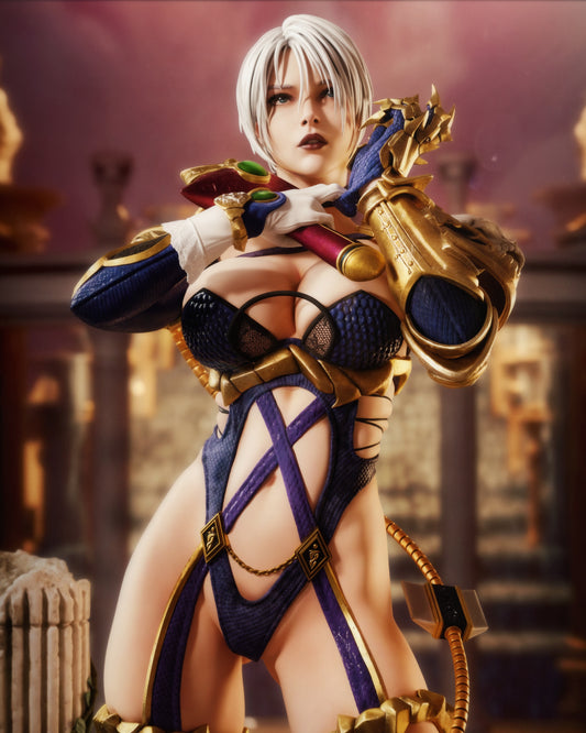 Ivy Valentine Style Soulcalibur Unpainted Resin Garage Model Kit (1/6-1/12)