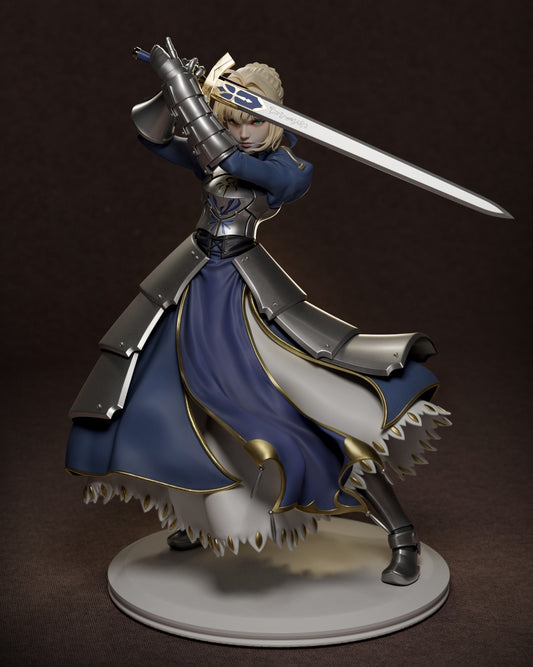 Saber style Holy Blade Girl resin kit – Unpainted 3D Printed Model kit