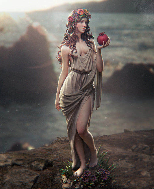 Persephone Underworld Queen resin kit – Unpainted 3D Printed Model kit