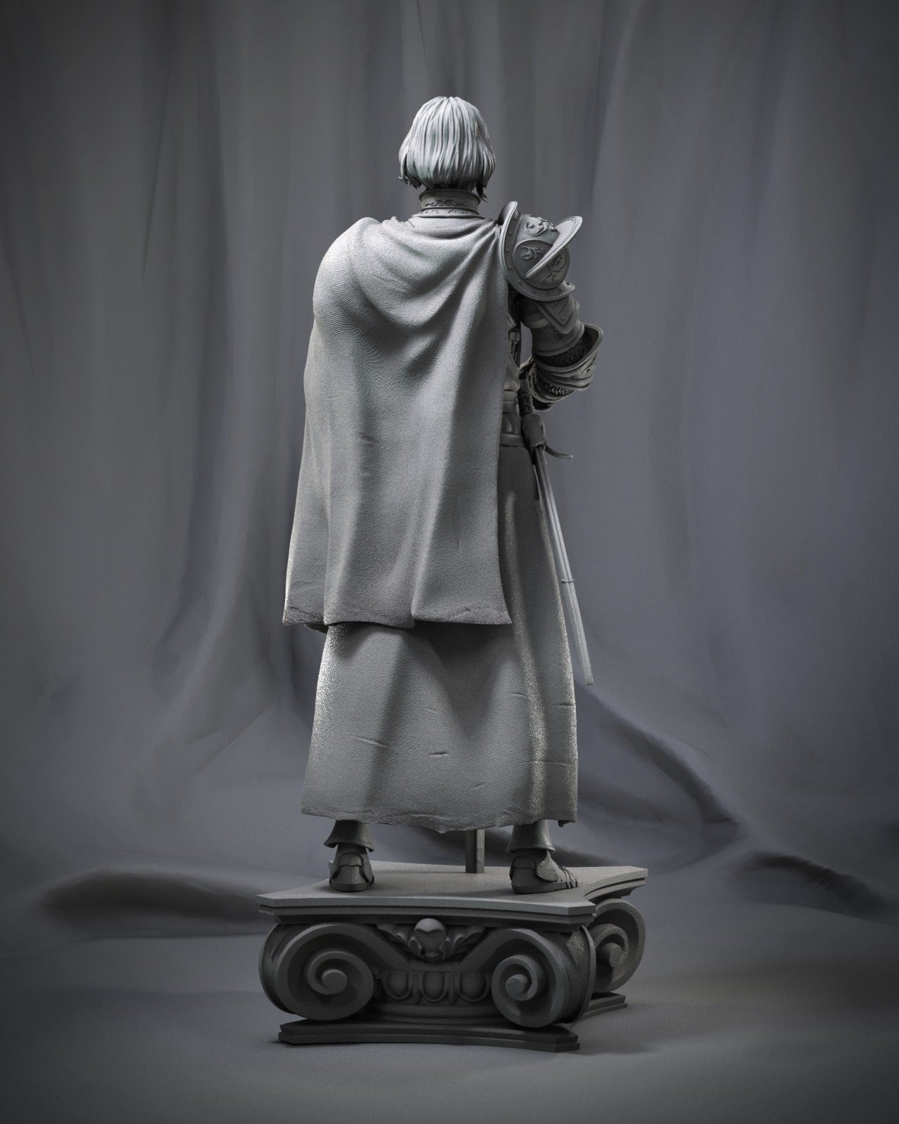 Joan of Arc Style Holy Knight Resin Kit – Unpainted 3D Printed Model Kit