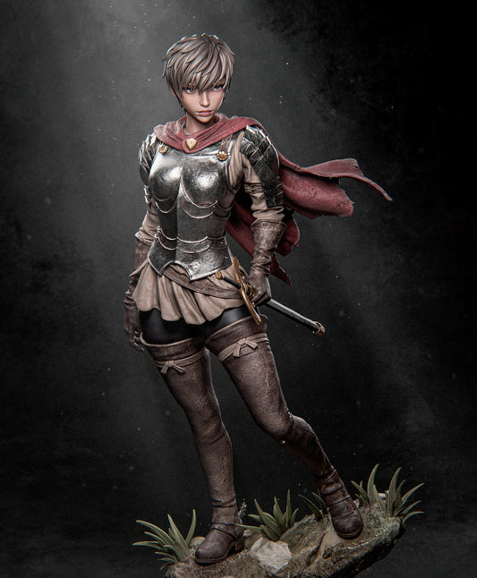 Casca style Warrior Commander Girl resin kit – Unpainted 3D Printed Model kit