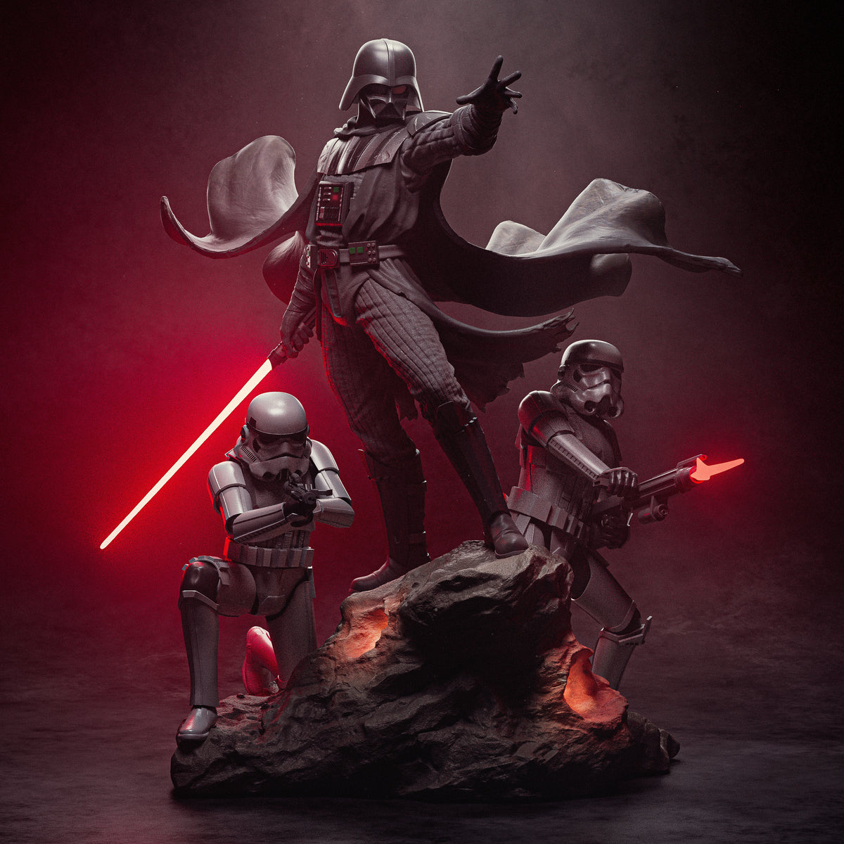 Darth Vader Diorama Style Star Wars Unpainted Resin Garage Kit (1/4-1/12)