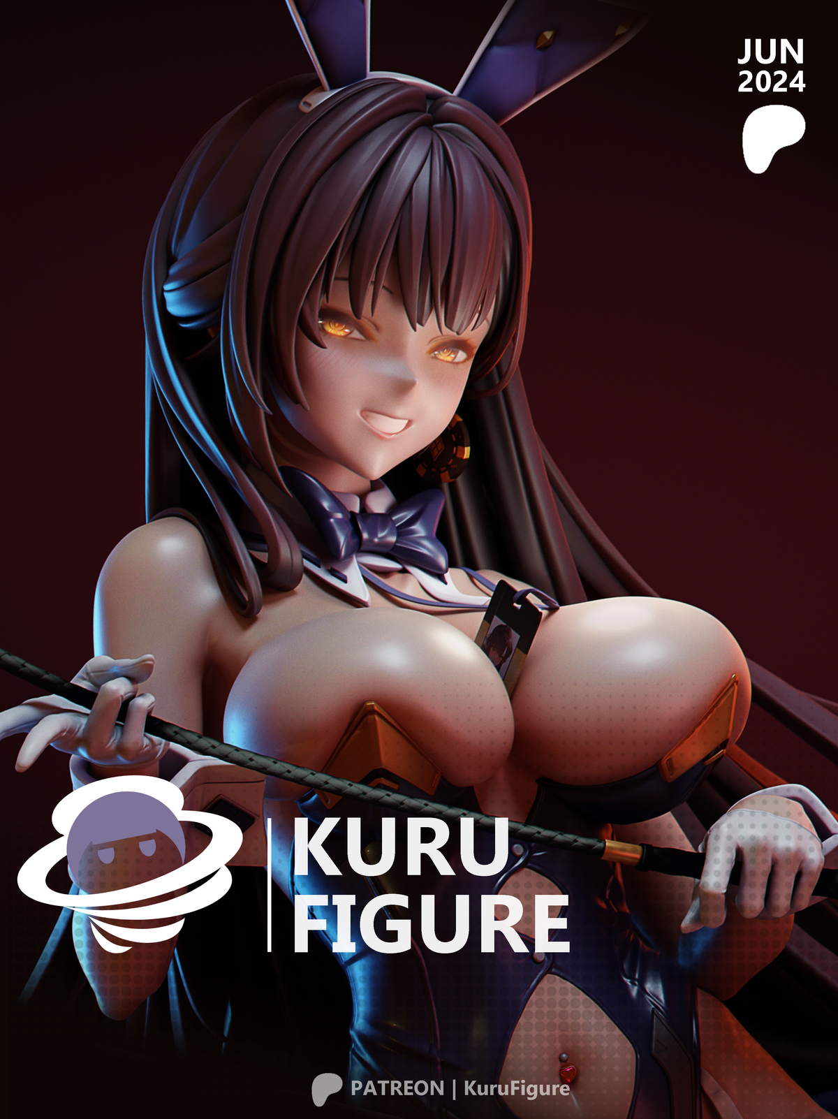 Bunny Marciana Style NIKKE Unpainted Resin Garage Kit (1/6-1/12)