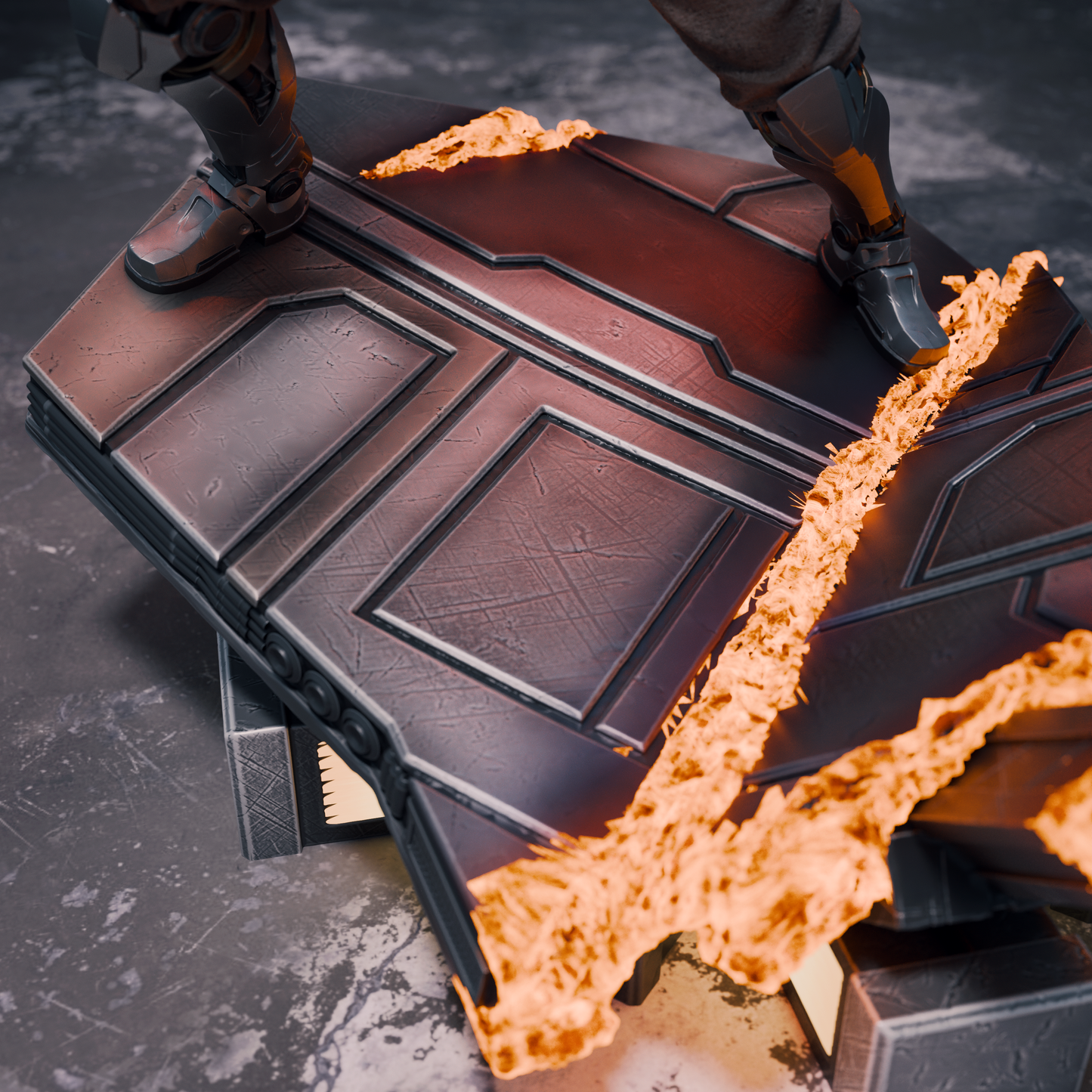 Ahsoka and Maul style Sci-Fi Dual Warrior resin kit – Unpainted 3D Printed Model kit