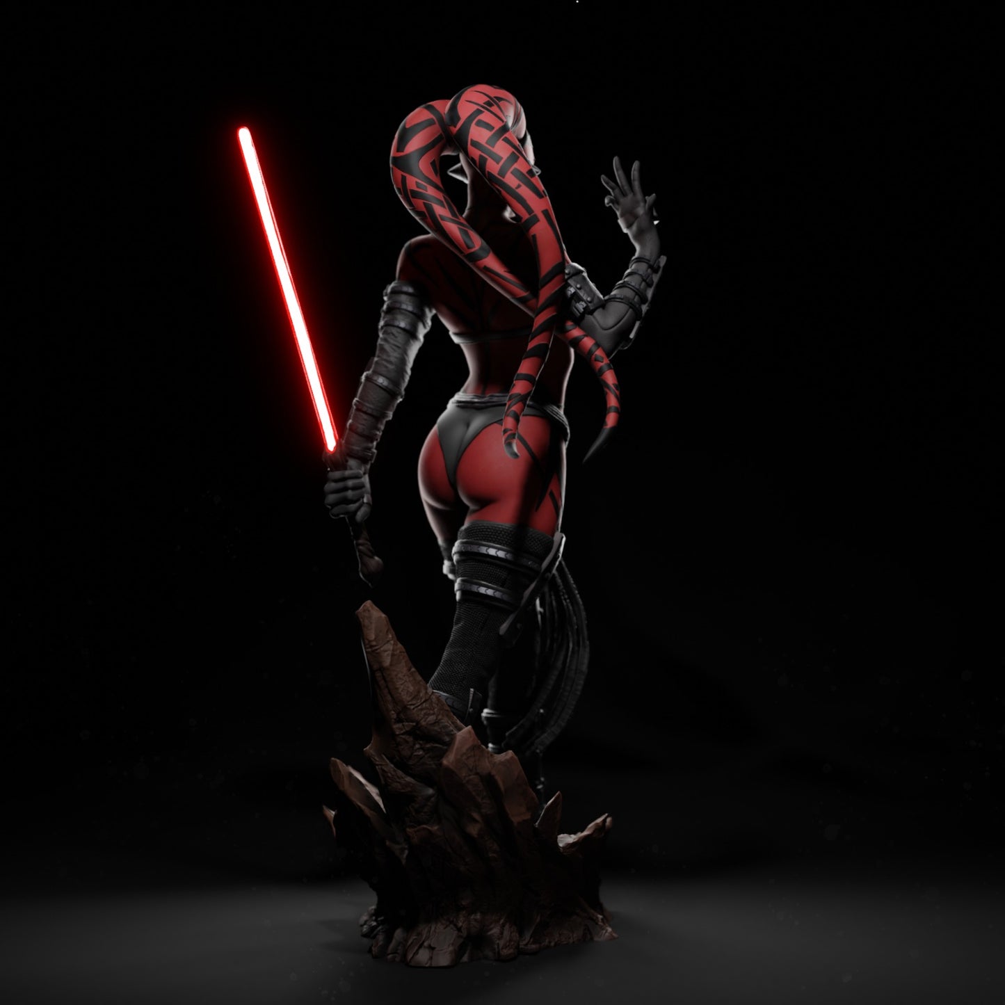 Darth Talon Style Sith Assassin Resin Kit – Unpainted 3D Printed Model Kit