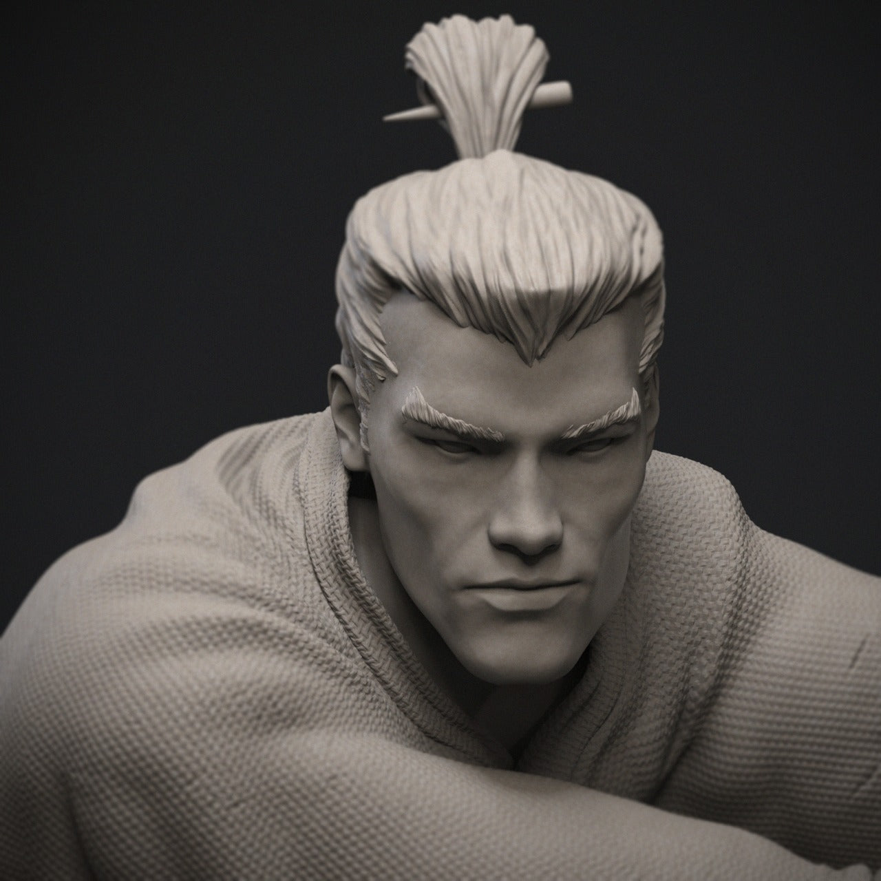 Samurai Jack style Timewalker Warrior resin kit – Unpainted 3D Printed Model kit