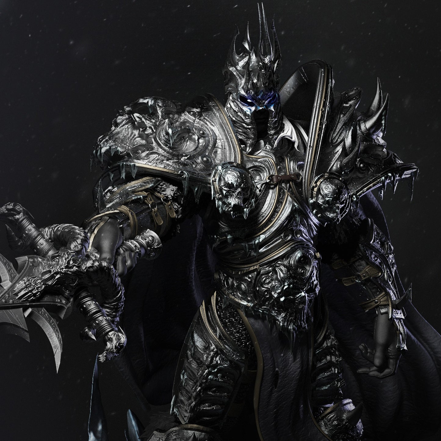 Lich King style Frozen Tyrant resin kit – Unpainted 3D Printed Model kit