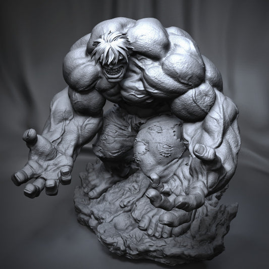 Hulk Style Gamma Titan Resin Kit – Unpainted 3D Printed Model Kit