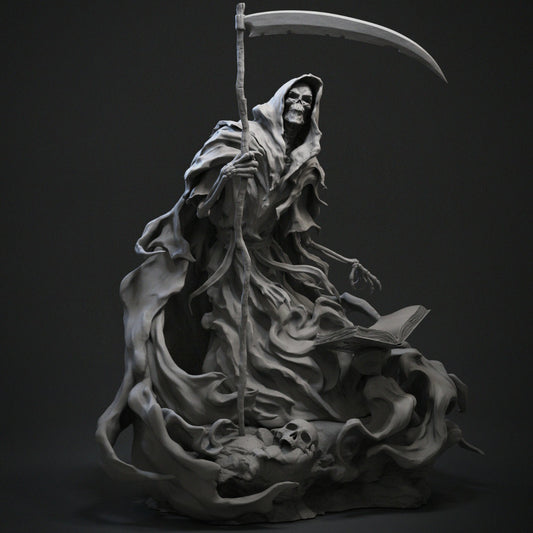 Grim reaper statue